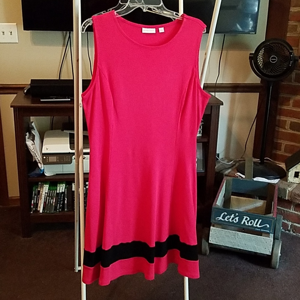 New York and Company fit and flare knit dress